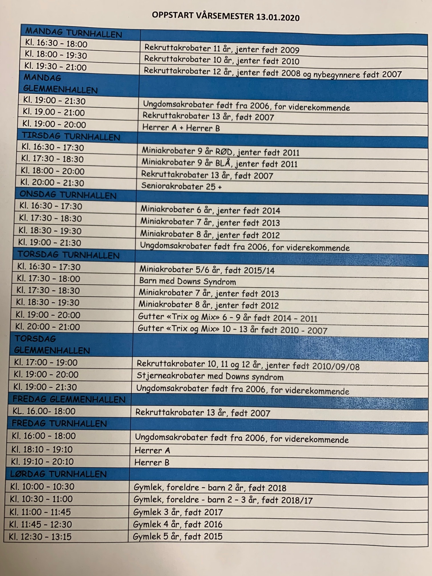 Velkommen til vårsemester 2020!